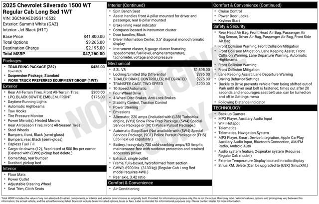 chevrolet silverado 1500 2025 3GCNKAED8SG116532 image chevrolet silverado 1500 2025 3GCNKAED8SG116532 image